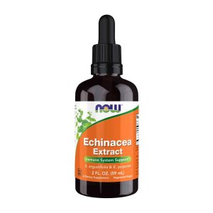 Now Foods Echinacea – Alcohol-Free Herbal Immune Support Drops | 2 Fl Oz (59 M L)