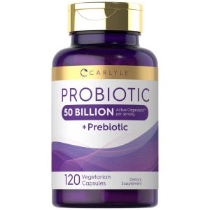 Carlyle Nutritionals Prebiotic & Probiotic 50 Billion CFU per serving | 120 Capsules