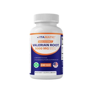 Vitamatic Valerian Root 5000 mg Equivalent per Capsule - 240 Capsules
