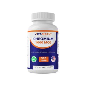 Vitamatic Chromium 1000 mcg 365 Tablets