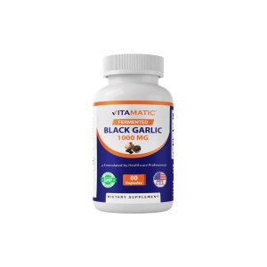 Vitamatic Fermented Black Garlic Extract 1000 mg 60 Capsules