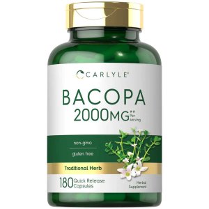 Carlyle Nutritionals Bacopa Monnieri 2000mg per serving | 180 Capsules
