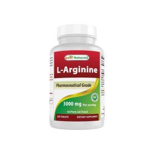 Best Naturals L-Arginine 3000mg Per Serving - 240 Tablets