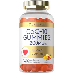 Carlyle Nutritionals Co Q10 200mg per serving | 140 Gummies