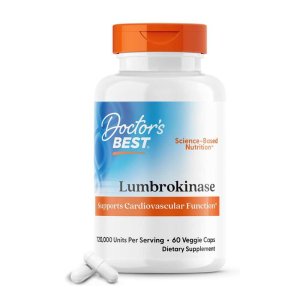 Doctor's Best Lumbrokinase, 720,000 Units per Serving, 60 Veggie Caps