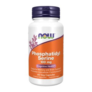 Now Foods Phosphatidyl Serine 100 Mg – Cognitive Health Support – Memory & Brain Function Booster – 60 Veg Capsules