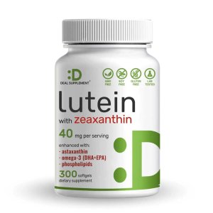 Deal Supplement Lutein and Zeaxanthin , 40mg Per Serving, 300 Softgels