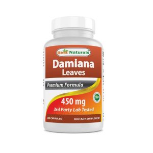 Best Naturals Damiana Leaves 450 mg 180 Capsules