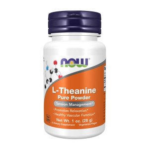 Now Foods L-Theanine Pure Powder – 1 Oz (28g) – Stress & Relaxation Support
