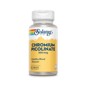 Solaray Chromium Picolinate 500mcg 60 Tabs