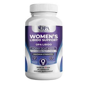 Opa Nutrition Women’s Libido Support – Horny Goat Weed 1000mg, Maximum Strength, Made in Usa (60 Capsules)