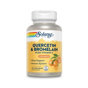 Solaray Qbc Plex Quercetin & Bromelain 90 Chewables