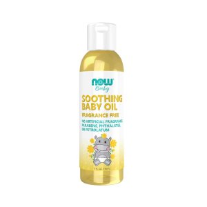 Now Foods Soothing Baby Oil – Fragrance-Free, Paraben & Phthalate-Free Formula – 118 M L