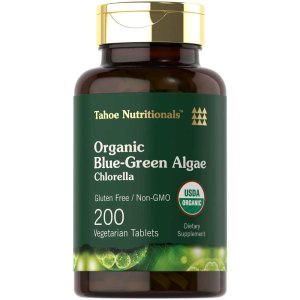 Tahoe Nutritionals Chlorella Blue Green Algae 250mg | 200 Tablets