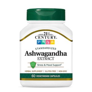 21st Century Ashwagandha Extract Standardized 60 Caps