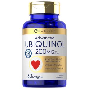 Carlyle Nutritionals Ubiquinol 200mg per serving | 60 Softgels