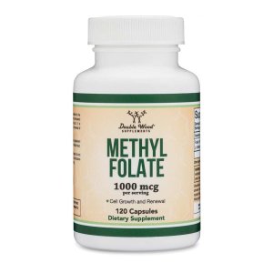 Double Wood Methyl Folate – High-Potency Folate for Cell Function | 120 Capsules