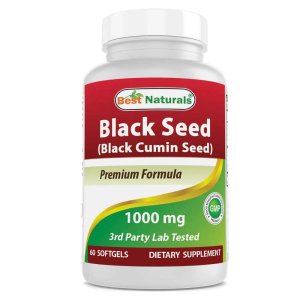Best Naturals Black Seed Oil 1000 mg 60 Softgels