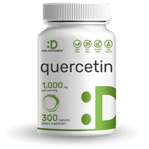 Deal Supplement Quercetin 1,000mg Per Serving, 300 Capsules