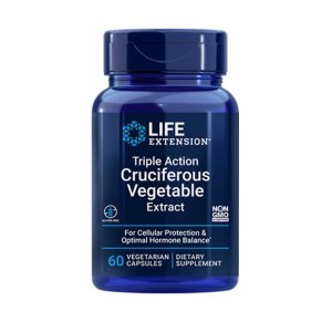 Life Extension Triple Action Cruciferous Vegetable Extract 60 Vegetarian Capsules