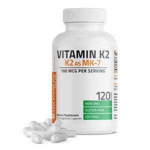 Bronson Vitamins Vitamin K2 Mk-7 - 100 Mcg 120 Caps