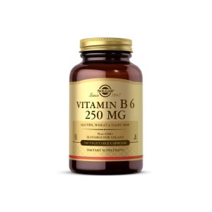 Solgar Vitamin B6 250 Mg 100 Vegetable Capsules