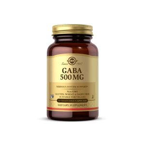 Solgar Gaba 500 Mg 50 Vegetable Capsules