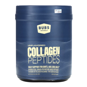 BUBS Naturals Collagen Peptides - Unflavored, Grass-Fed, Hydrolyzed Protein for Joints, Skin & Hair - 20g Per Serving (667g)