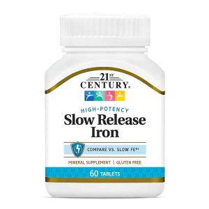 21st Century Slow Release Iron High-Potency 60 Tabs