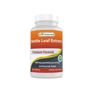 Best Naturals Nettle Leaf Extract 5000 mg Equivalent Per Serving- 120 Capsules
