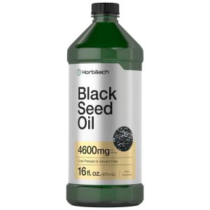 Horbäach Black Seed Oil 4600mg per Serving | 16oz Liquid