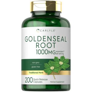 Carlyle Nutritionals Goldenseal Root 1000mg | 200 Capsules