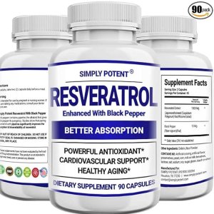 Simply Potent Resveratrol 1000mg 90 Caps