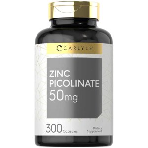 Carlyle Nutritionals Zinc Picolinate 50mg | 300 Capsules