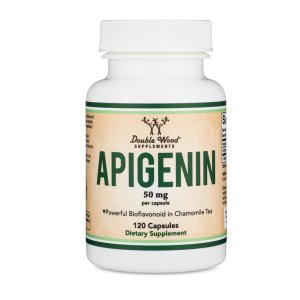 Double Wood Supplements Apigenin – Powerful Bioflavonoid for Cognitive & Cellular Health | 50mg, 120 Capsules