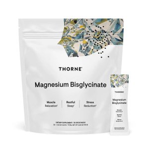Thorne Magnesium Bisglycinate – Muscle Relaxation & Sleep Support (30 Sticks)