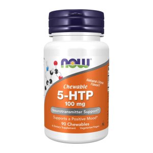 Now Foods 5-Htp 100 Mg Chewables – Positive Mood & Serotonin Support – 90 Vegetarian Tablets