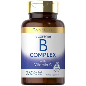 Carlyle Nutritionals Vitamin B-Complex plus Vitamin C | 250 Caplets