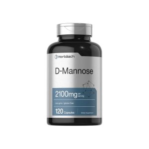 Horbäach D-Mannose 2100mg per Serving | 120 Capsules