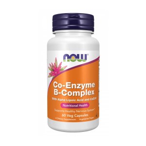 Now Foods Co-Enzyme B-Complex with Co Q10 & Alpha Lipoic Acid – 60 Capsules
