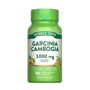 Nature's Truth Garcinia Cambogia 3000mg – Gluten-Free Herbal Supplement, 90 Capsules
