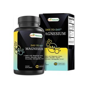 Best Naturals Day-to-Day Magnesium Supplement 400 mg 90 Veg Capsules
