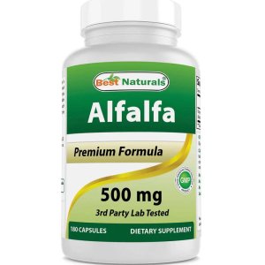 Best Naturals Alfalfa 500 mg 180 Capsules