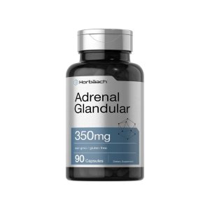 Horbäach Raw Adrenal Glandular 350mg | 90 Capsules