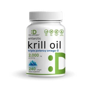 Deal Supplement Antarctic Krill Oil 2000mg, 240 Softgels
