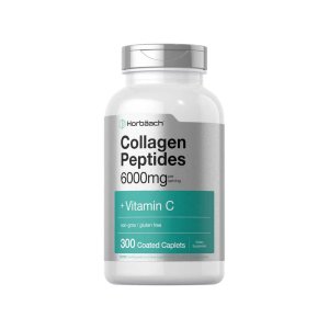 Horbäach Collagen with Vitamin C 6000mg per Serving | 300 Caplets