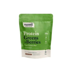 Nuzest Protein Greens + Berries Cocoa Flavour 300g