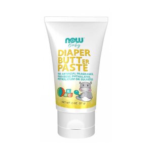 Now Foods Diaper Butter Paste – Gentle Baby Care without Fragrance, Parabens or Sulfates – 2 Oz. (57 G)