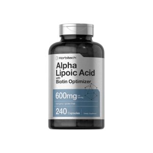 Horbäach Alpha Lipoic Acid 600mg per Serving | 240 Capsules