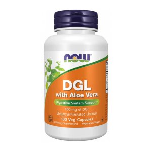 Now Foods Dgl with Aloe Vera – Digestive System Support – 100 Veg Capsules